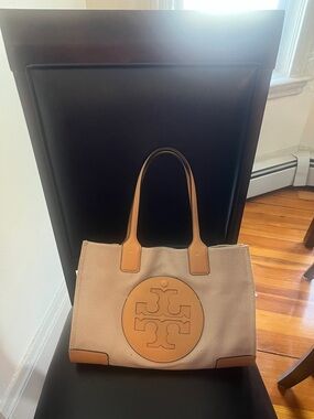 Tory Burch small Ella canvas tote